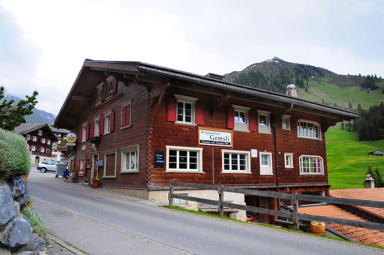 Berggasthaus Gemsli Hotel Sankt Antönien Buitenkant foto